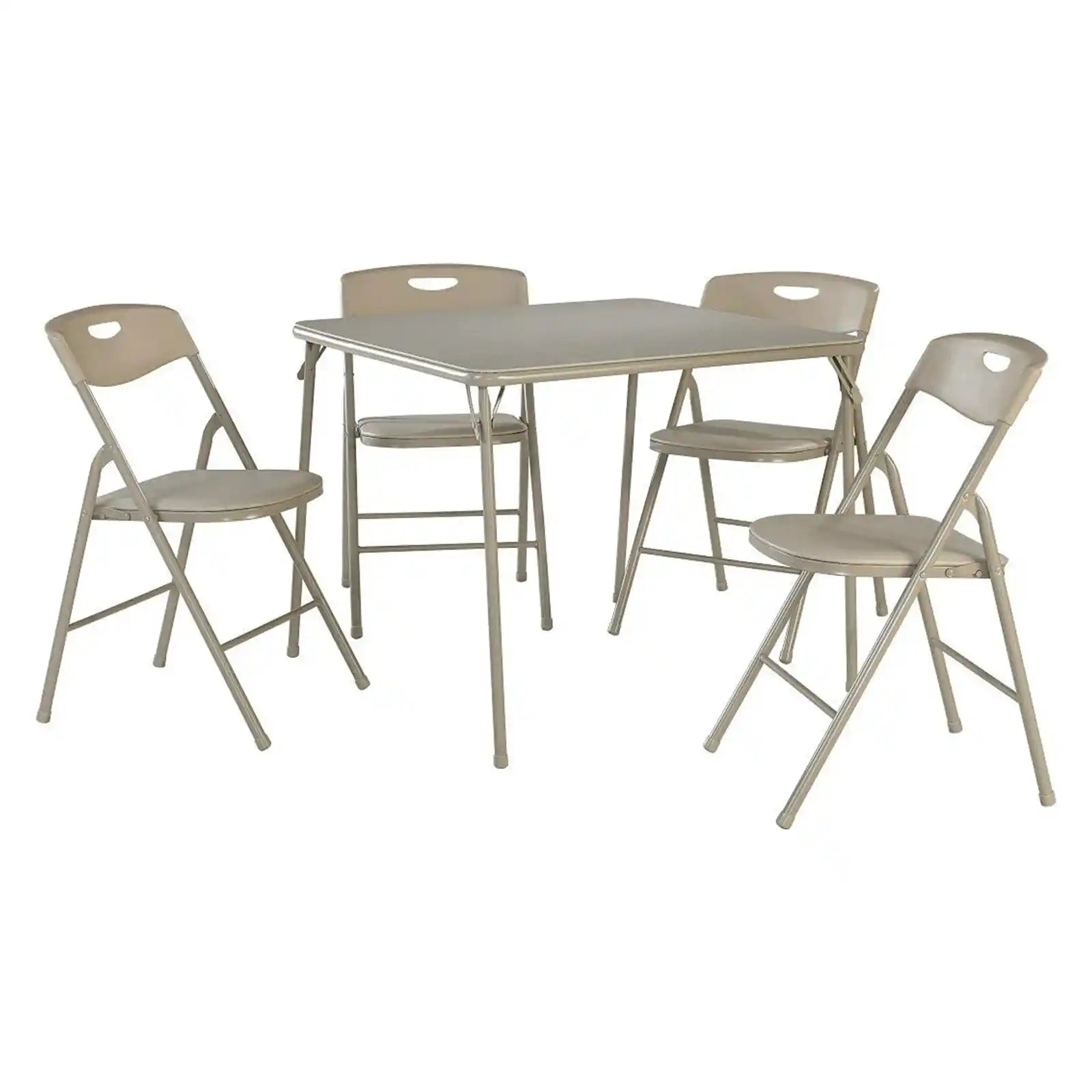 Juego de mesa y sillas plegables de 5 piezas 