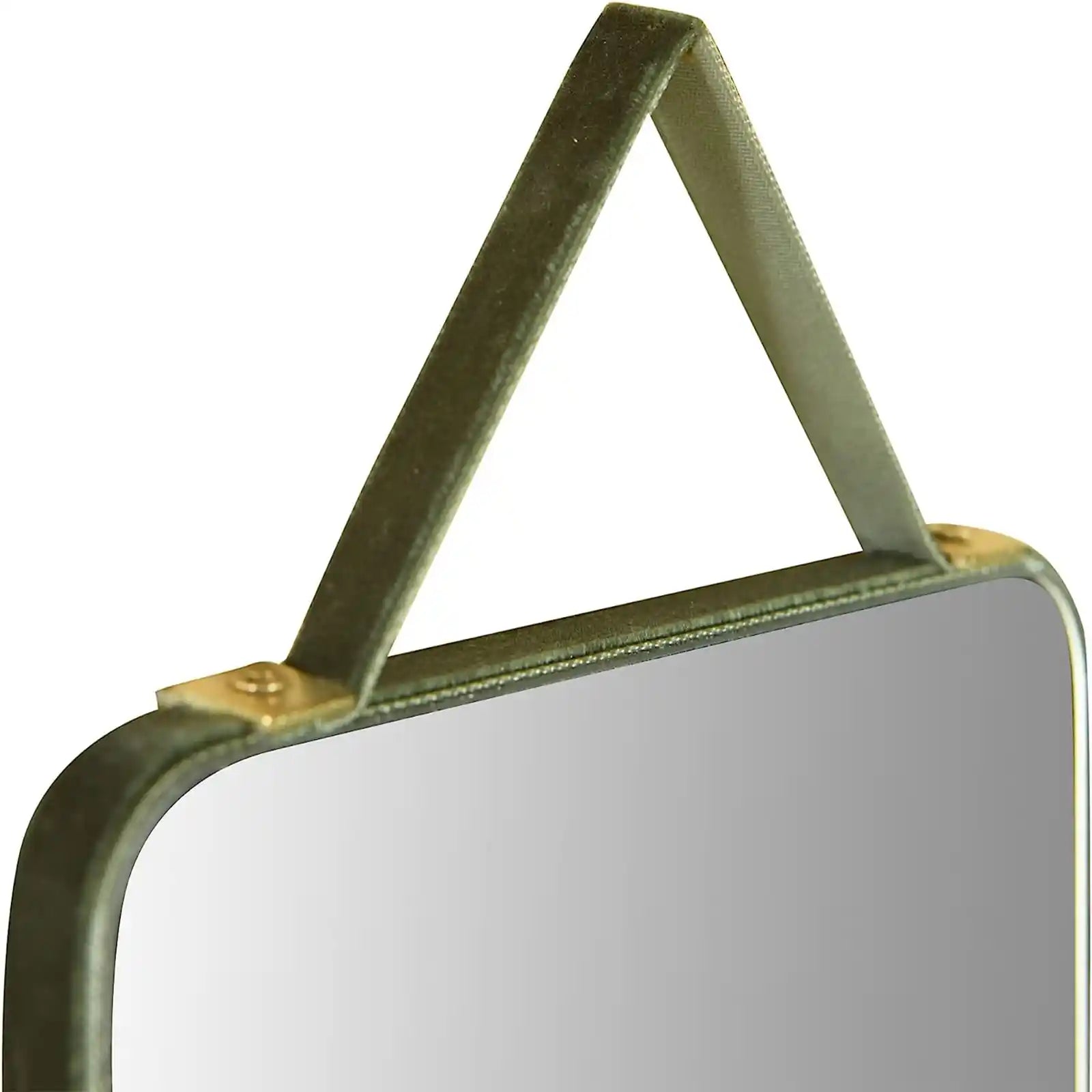 Velvet Edged Hangers (Set of 6 Sizes/Colors) Wall Mirrors, Multicolor