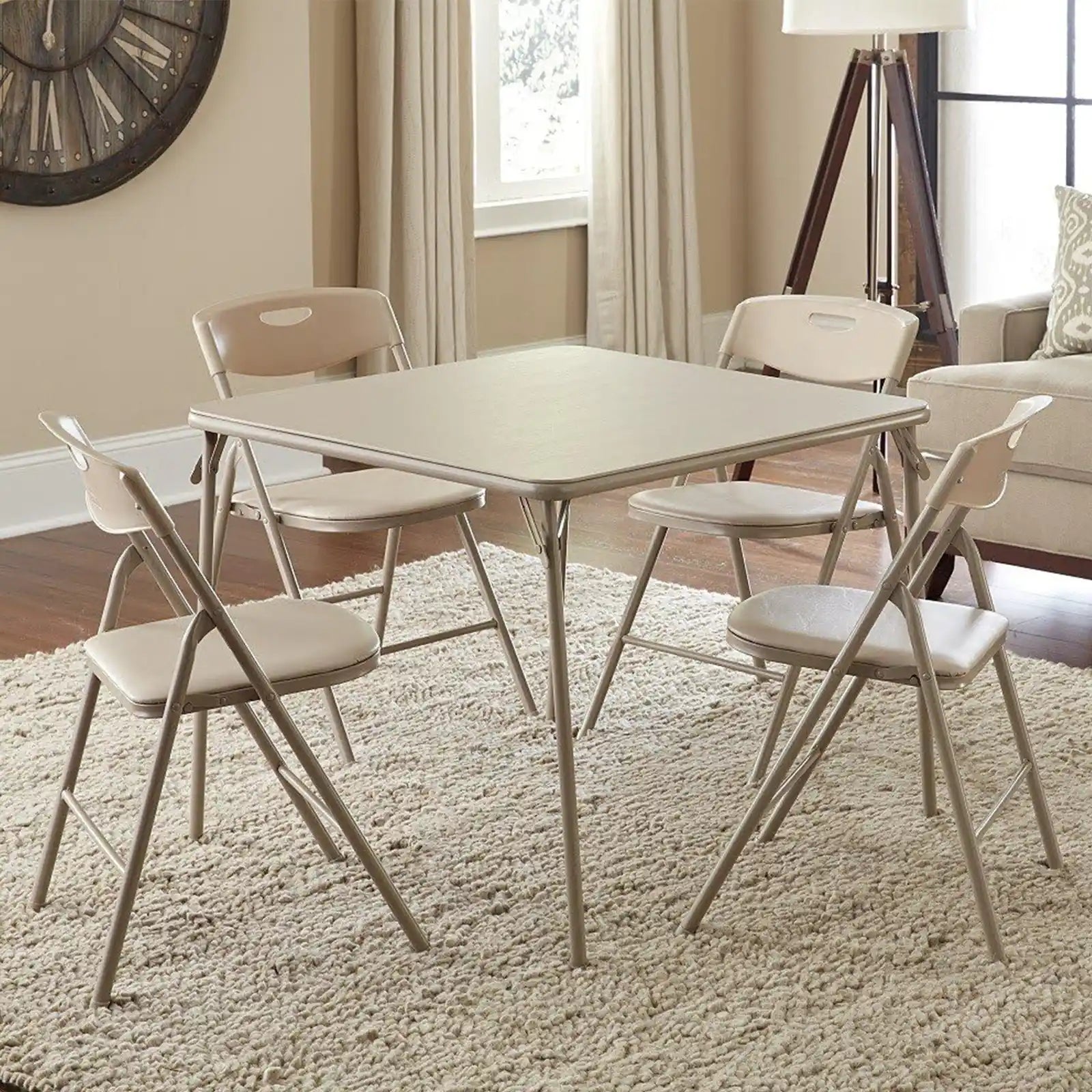 5-Piece Folding Table and Chair Set