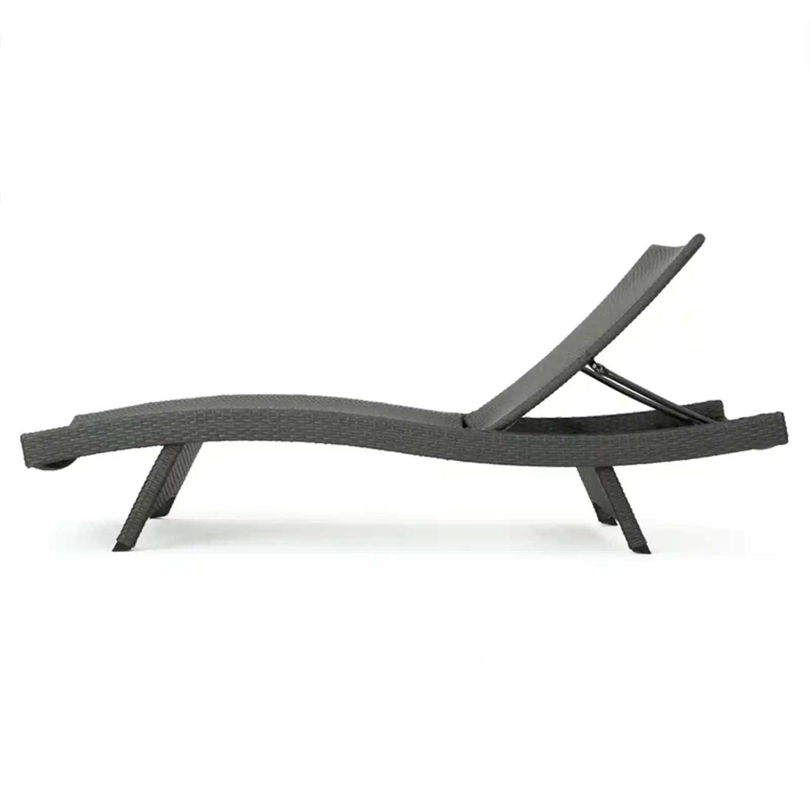Outdoor Rattan Chaise Lounge Chair