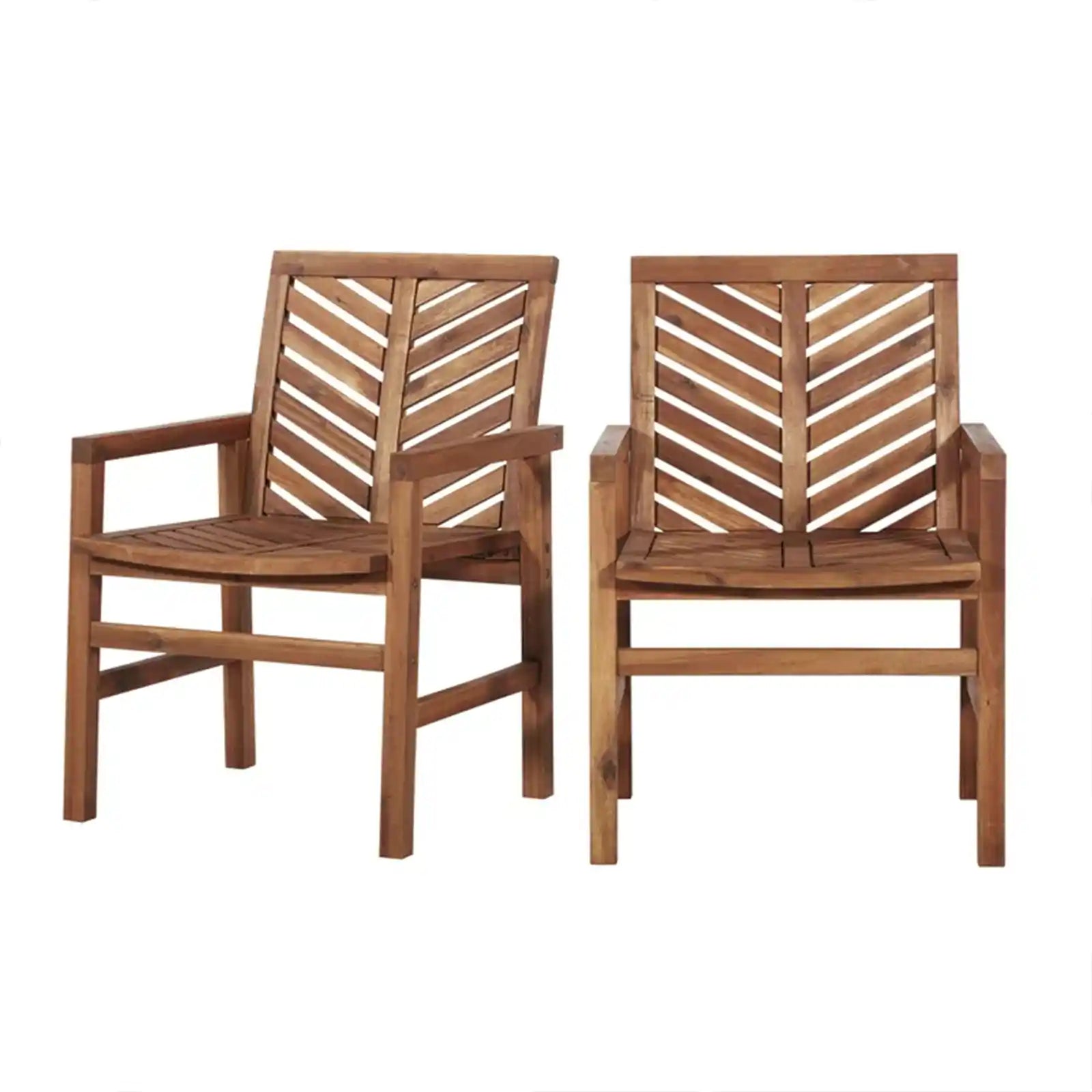 Solid Acacia Wood Set of 2  for Indoor and Outdoor