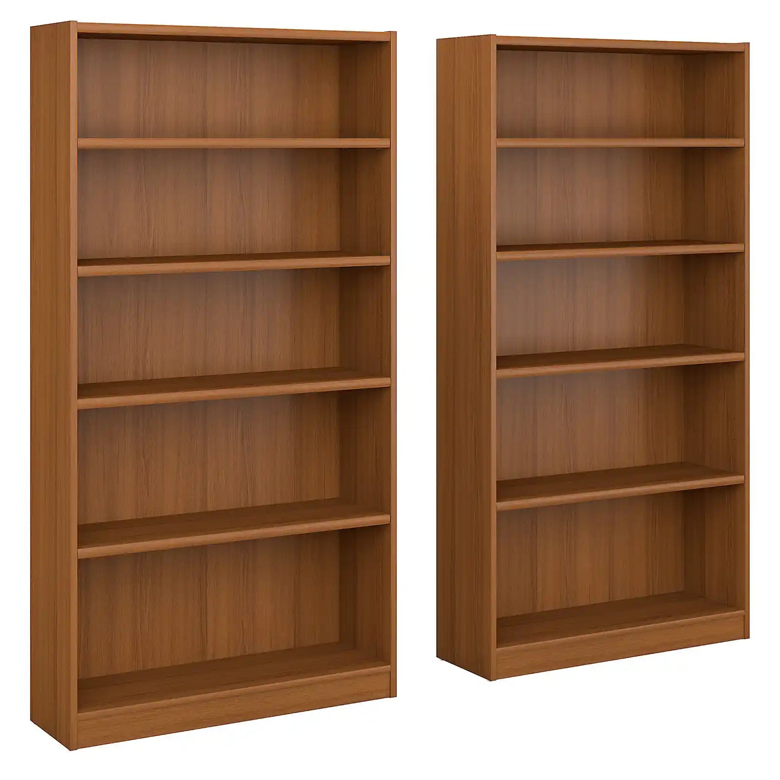 Modern and Large Bookcase Set of 2