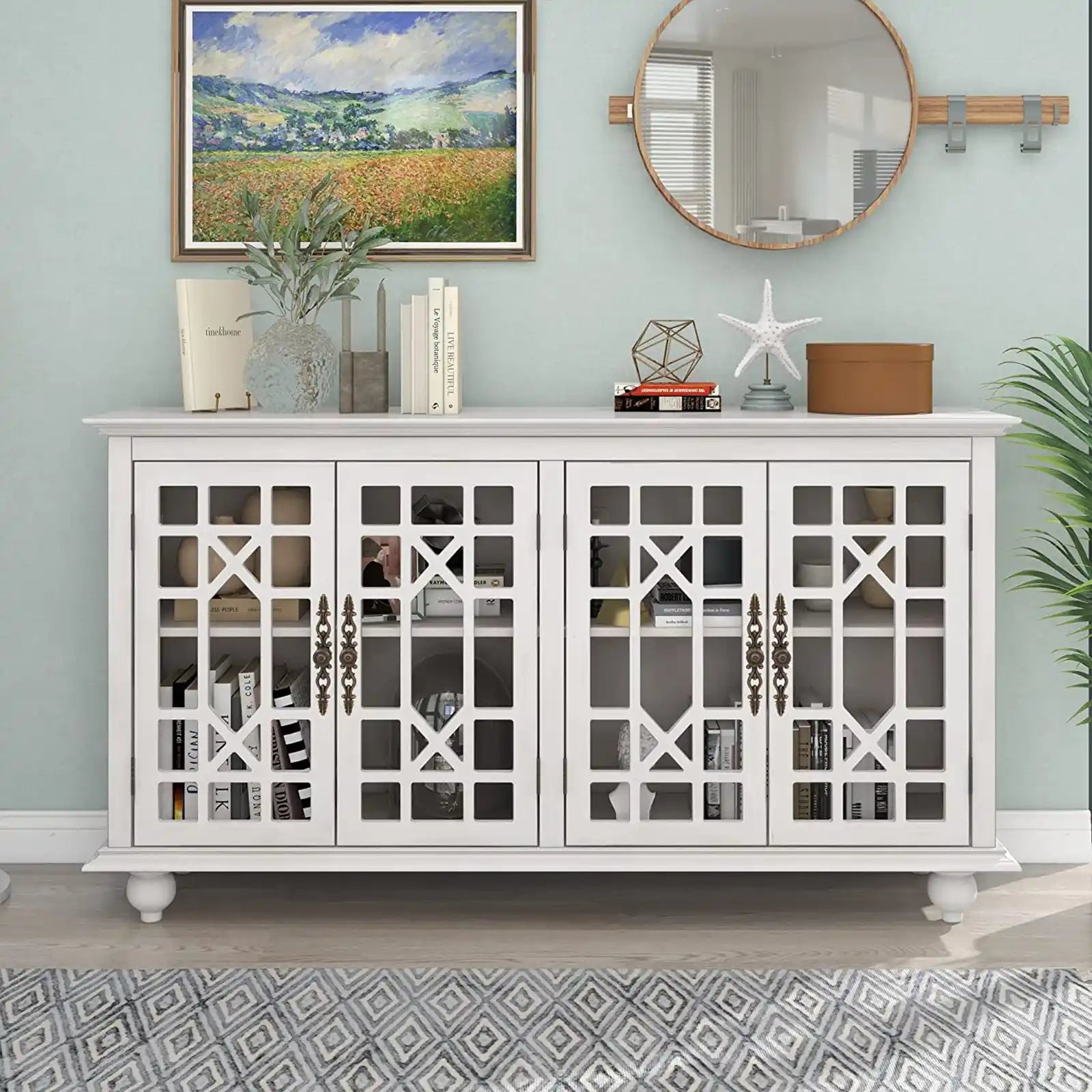 Sideboard Buffet with Storage Cabinet, Different Color Options