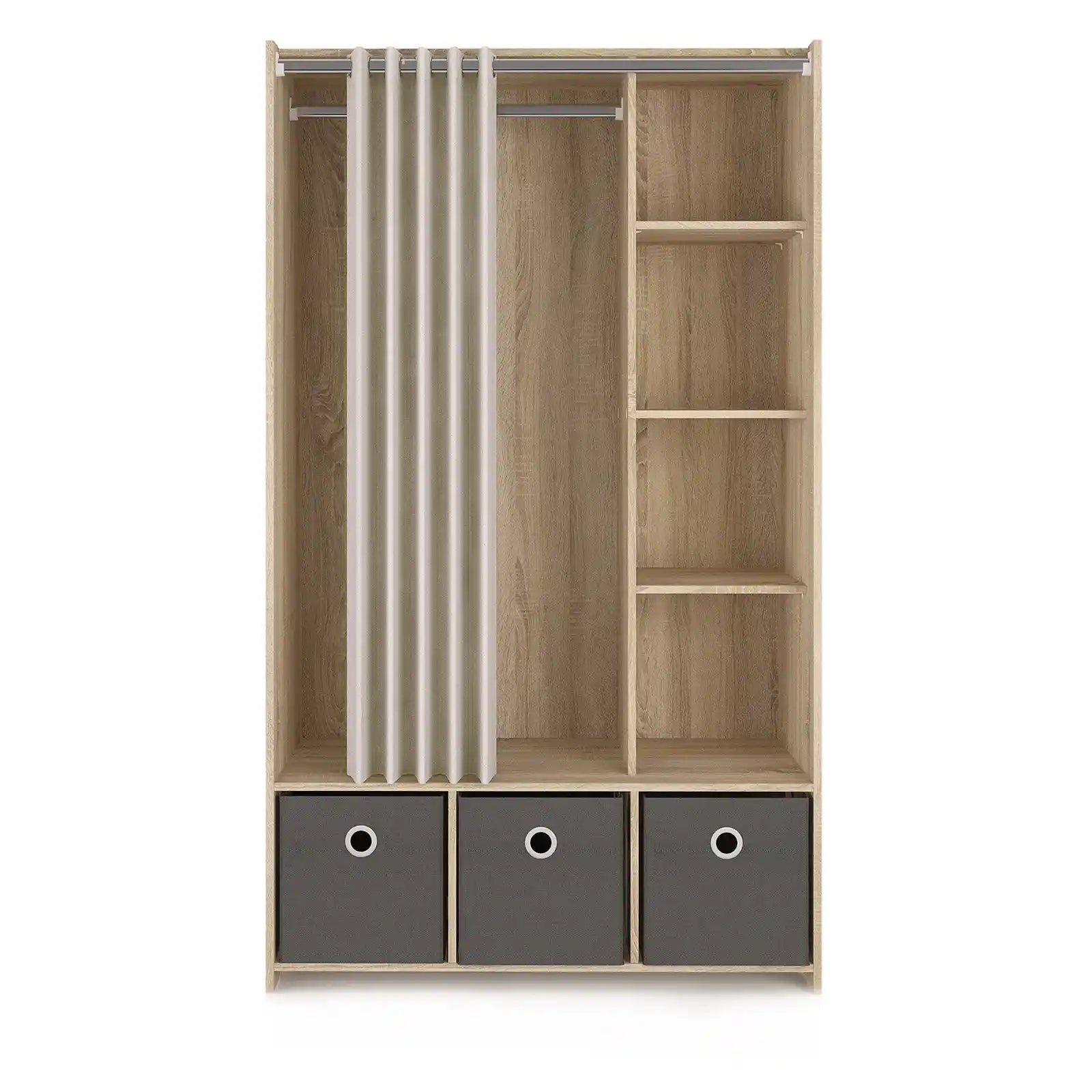 Curtain Wardrobe , Storage Cabinet