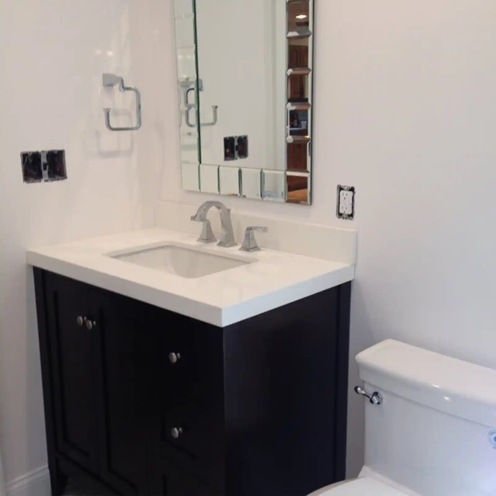 Modern Rectangular Mirror for Bathroom