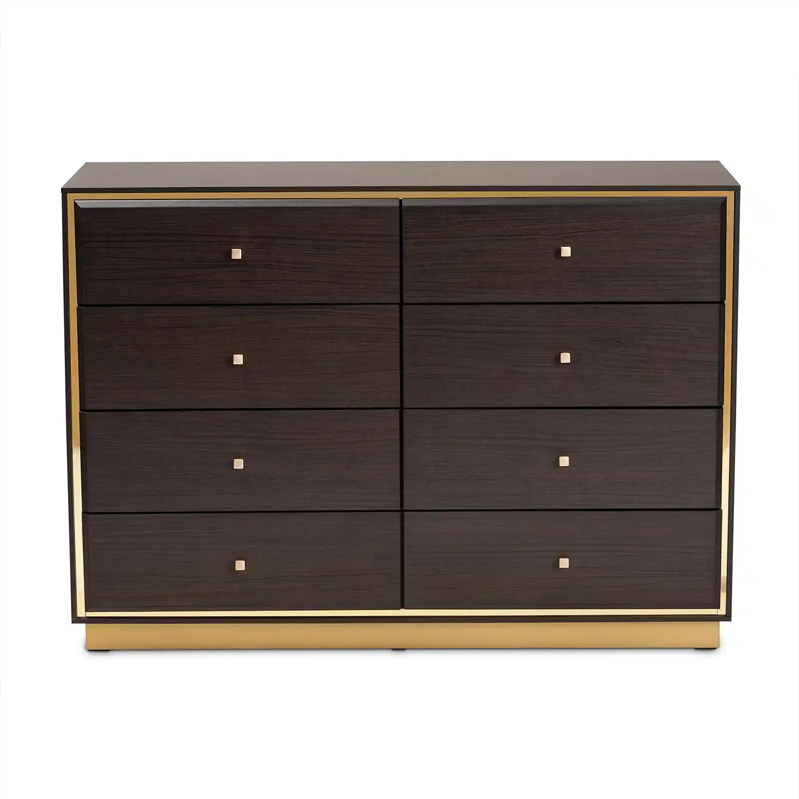 Modern  Style 8-Drawer Dresser , Brown