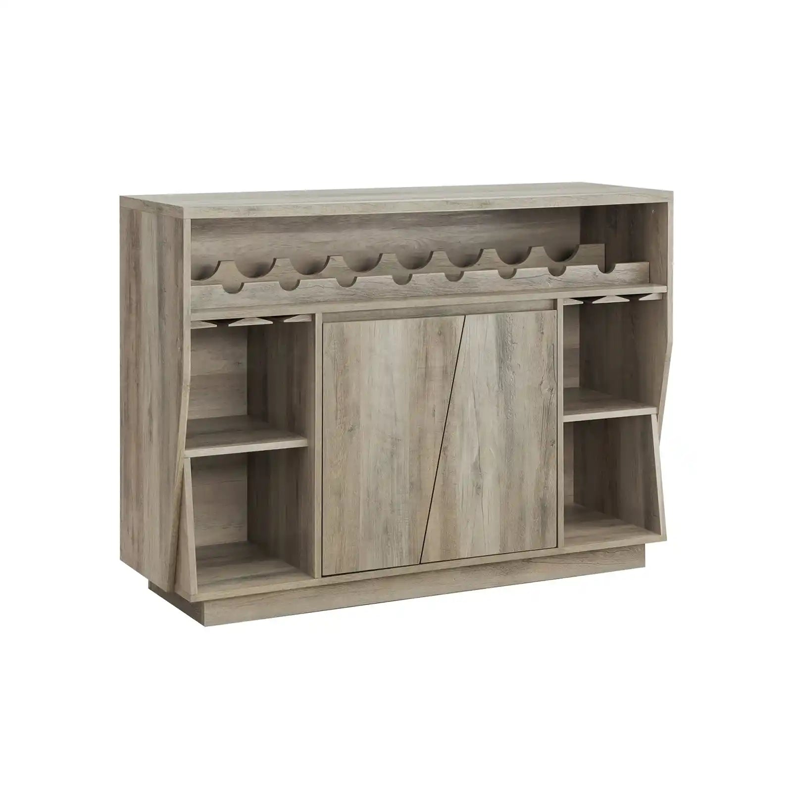 Modern Console Bar Cabinet and Wine Rack