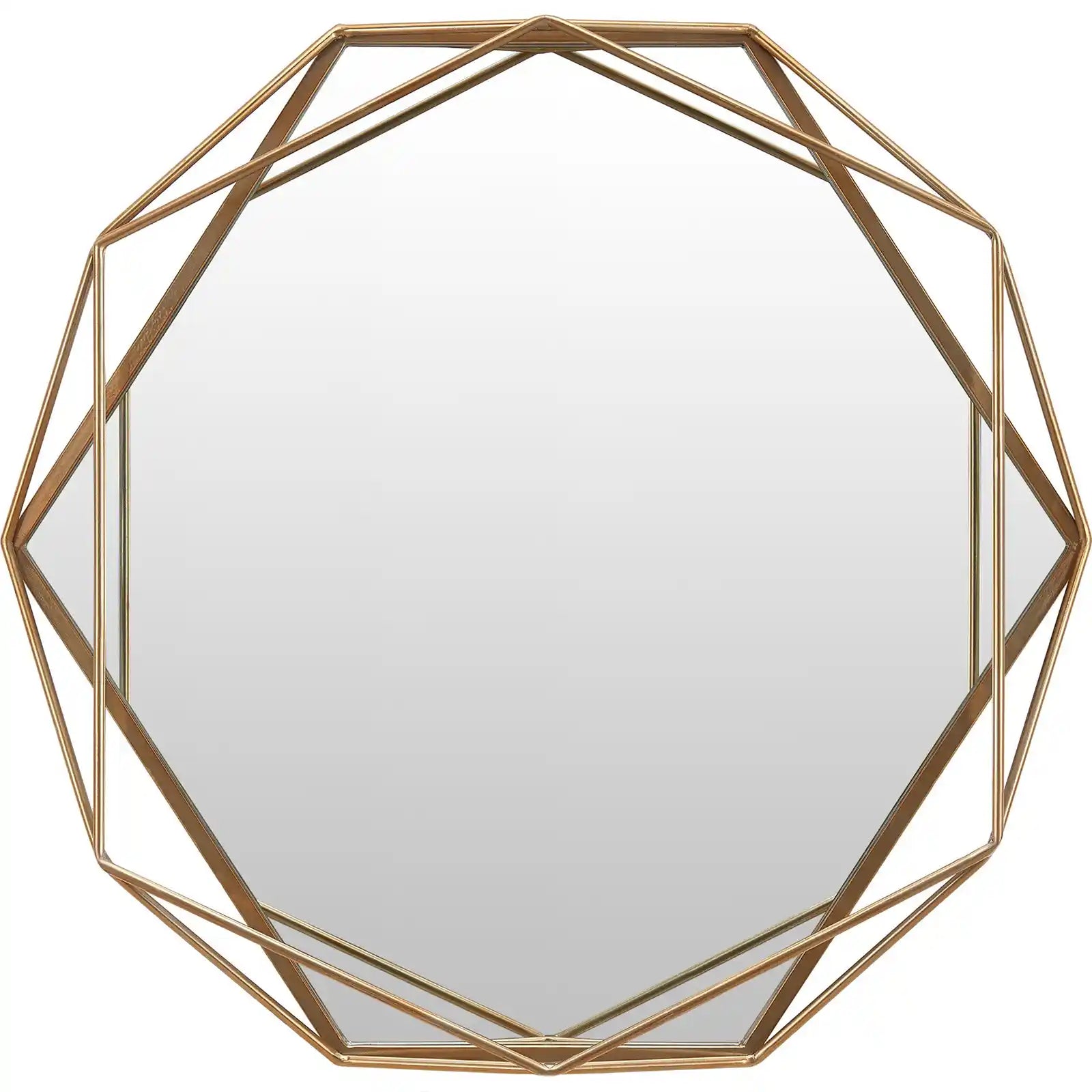 Gold Wall Mirror , Modern , Round Mirror
