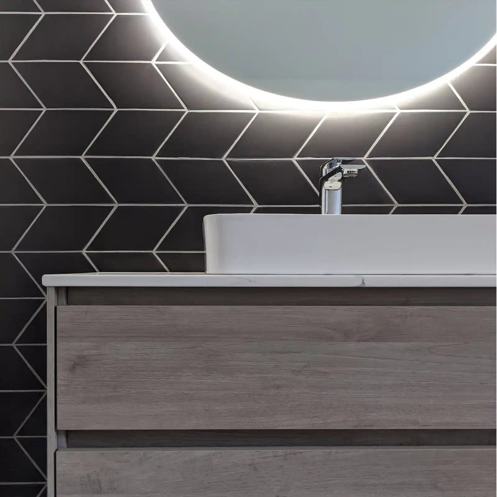 BackLit LED lighted Round Bathroom Wall Mirror