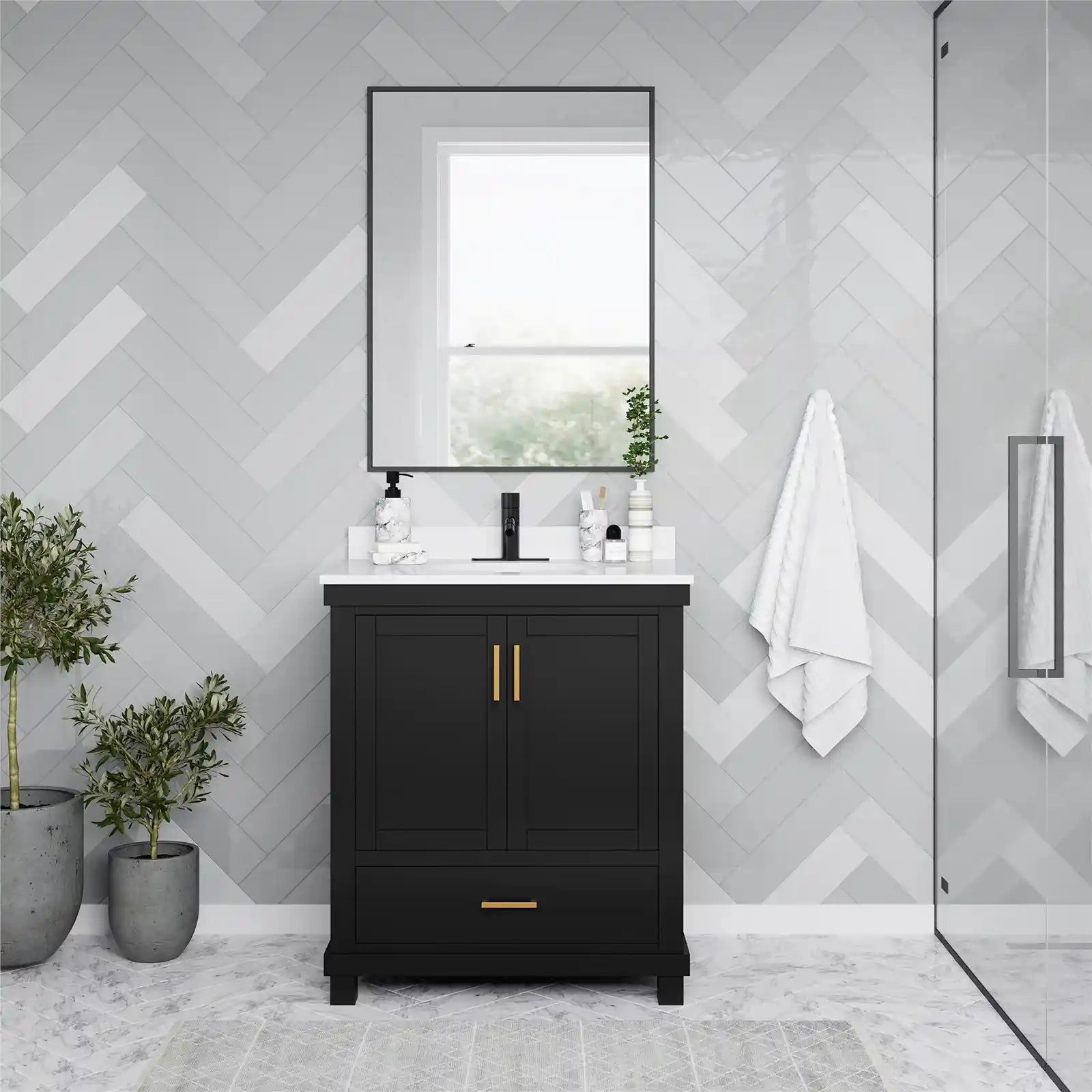 30 Inch Bathroom Vanity with Sink