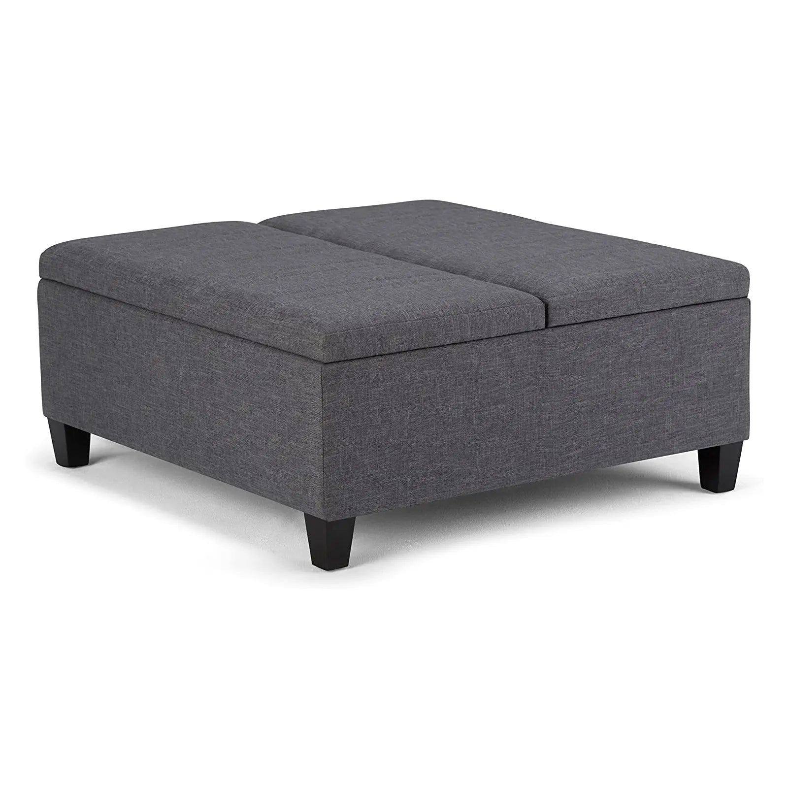 Lift Top Upholstered Storage Ottoman