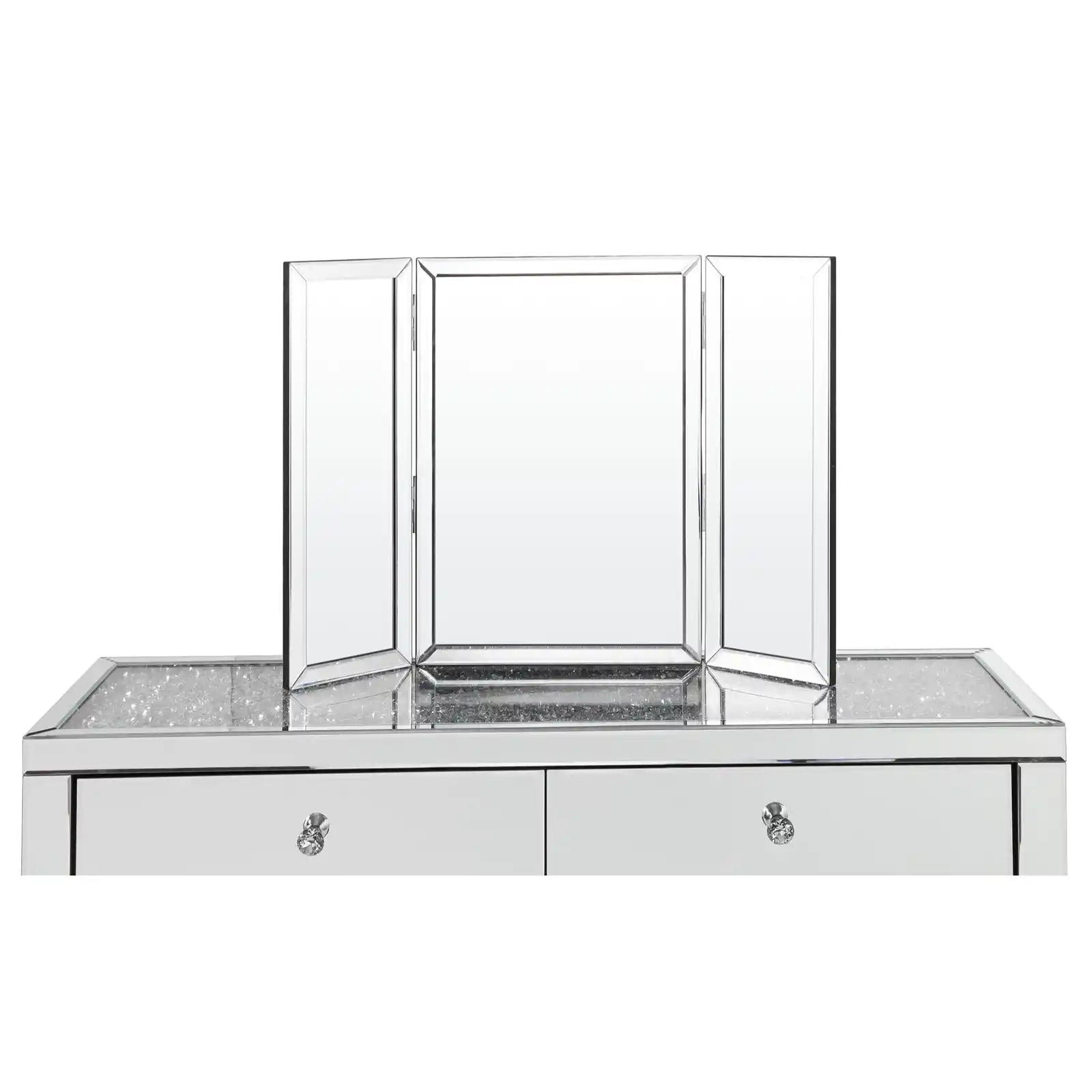 Tabletop Vanity Mirror Tri Fold
