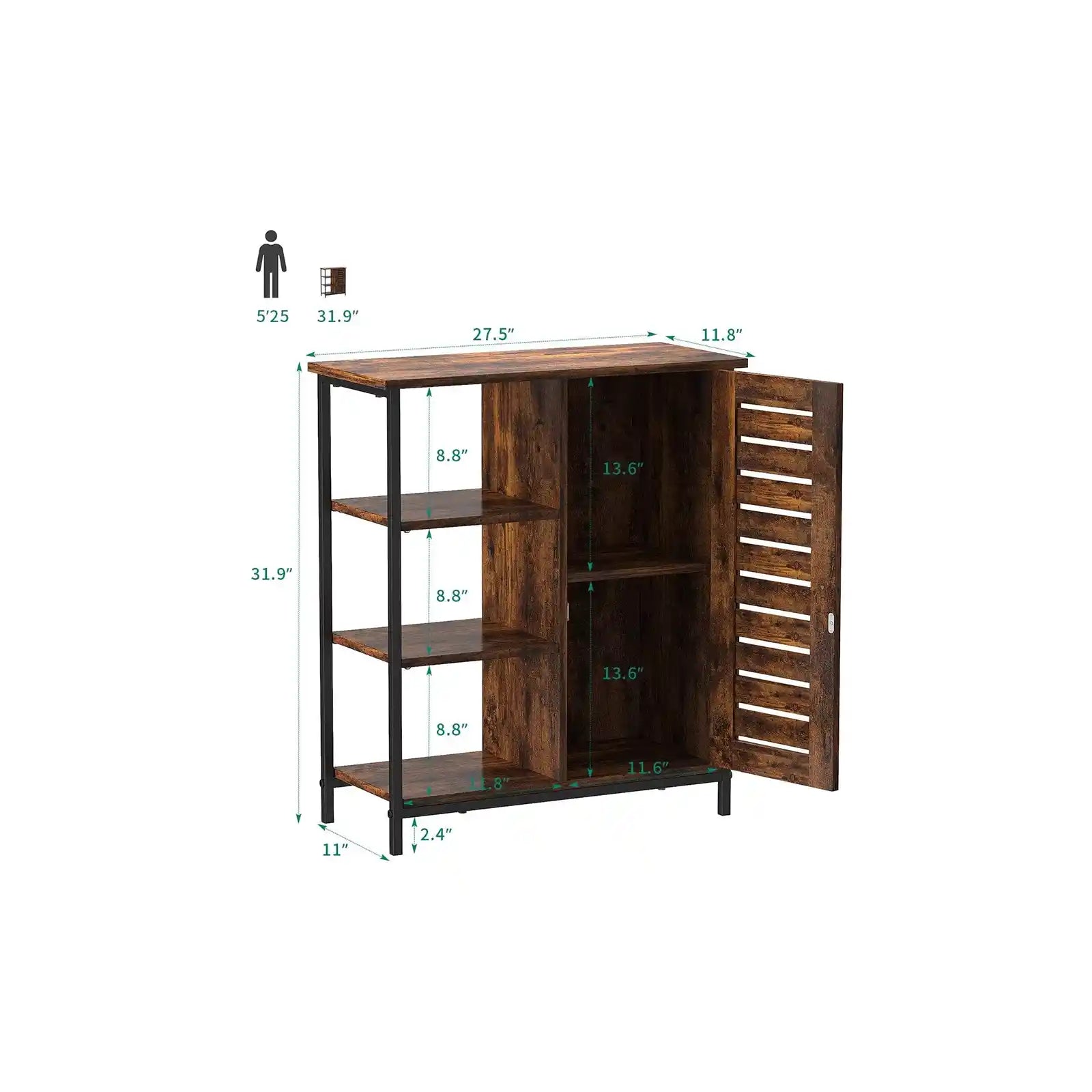 Wood Cabinet Wooden Display Bookcase