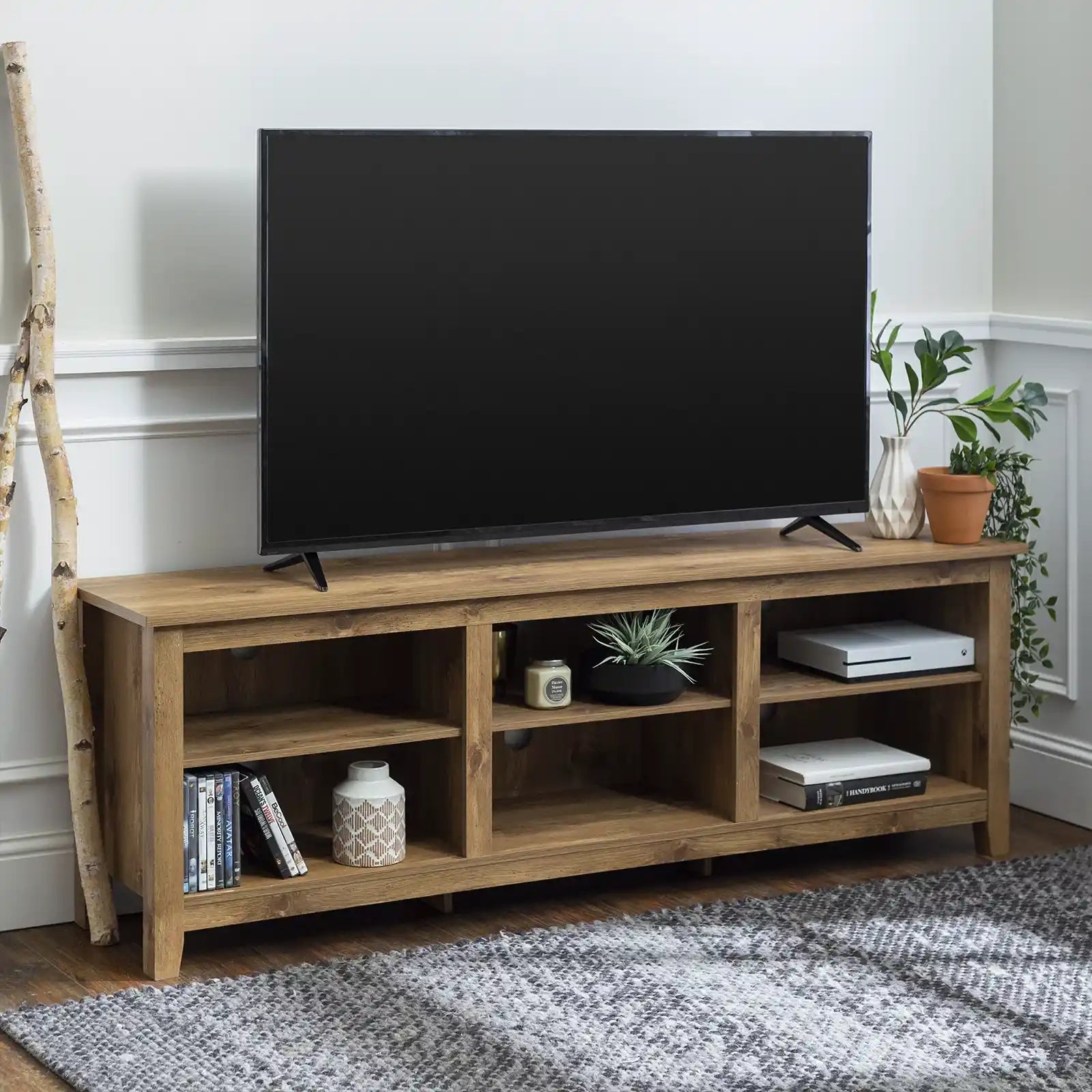 Open Storage TV Stand for TVs up to 78"