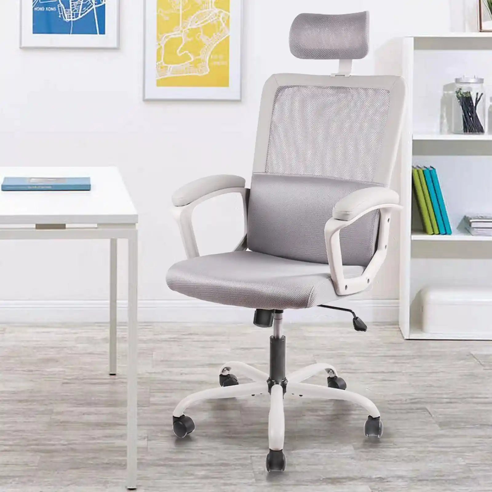 Ergonomic Chairs , Mesh Desk Chair High Back Computer Chair with Headrest