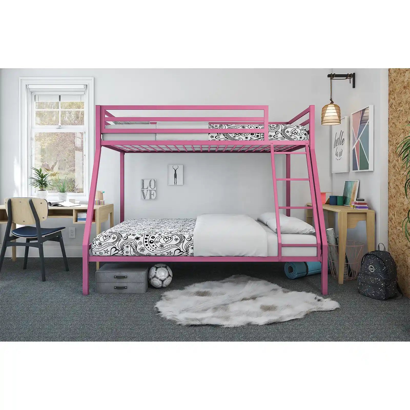 Twin over Full Metal Bunk Bed