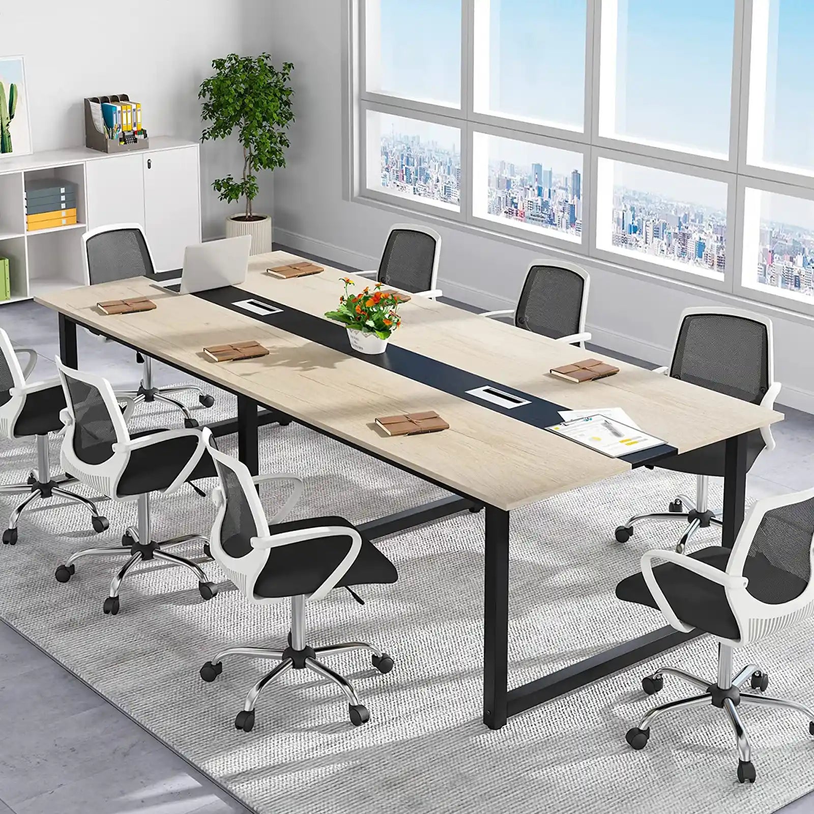 Rectangle Office Conference Table , Large Meeting Table