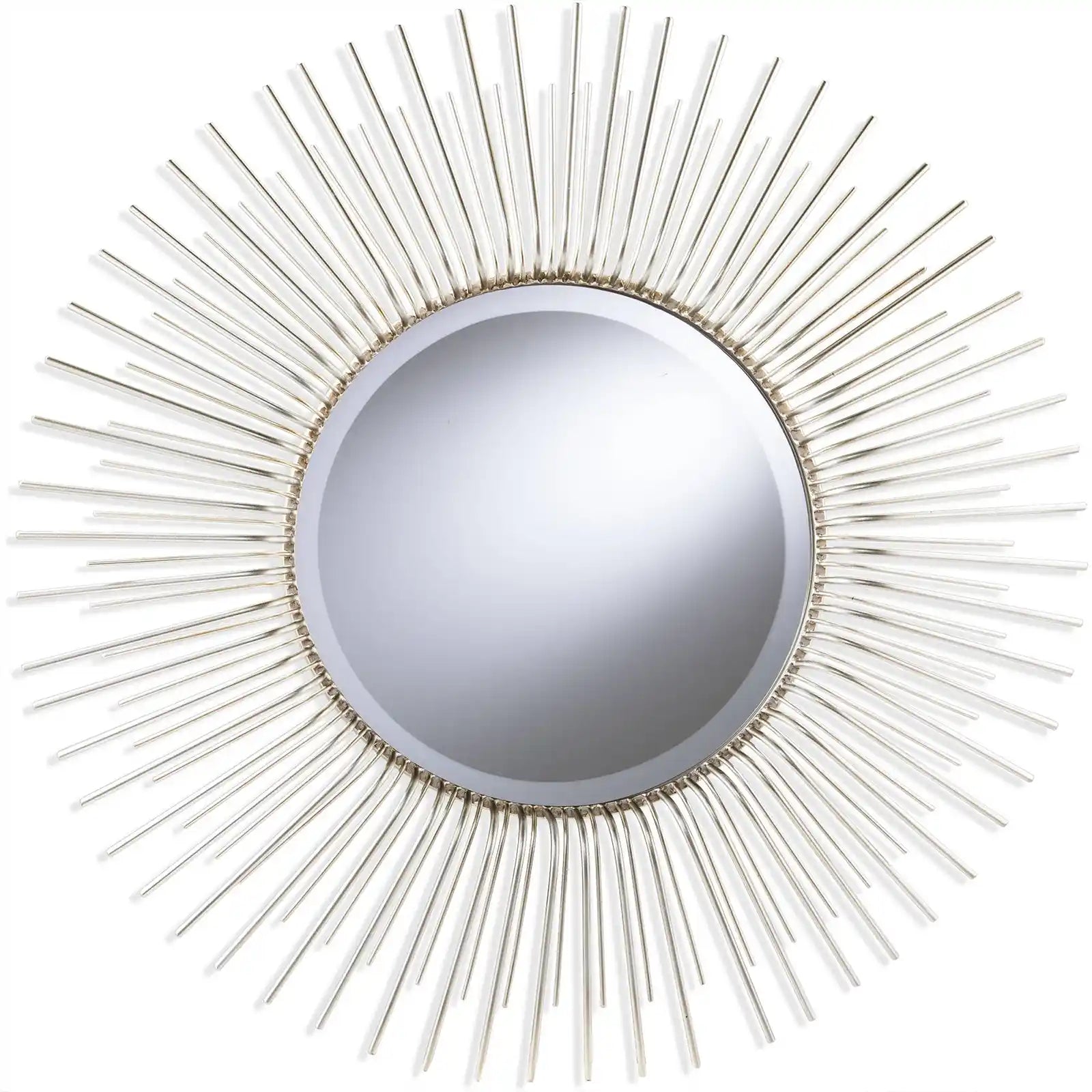 Round Oversized Sunburst Wall Mirror