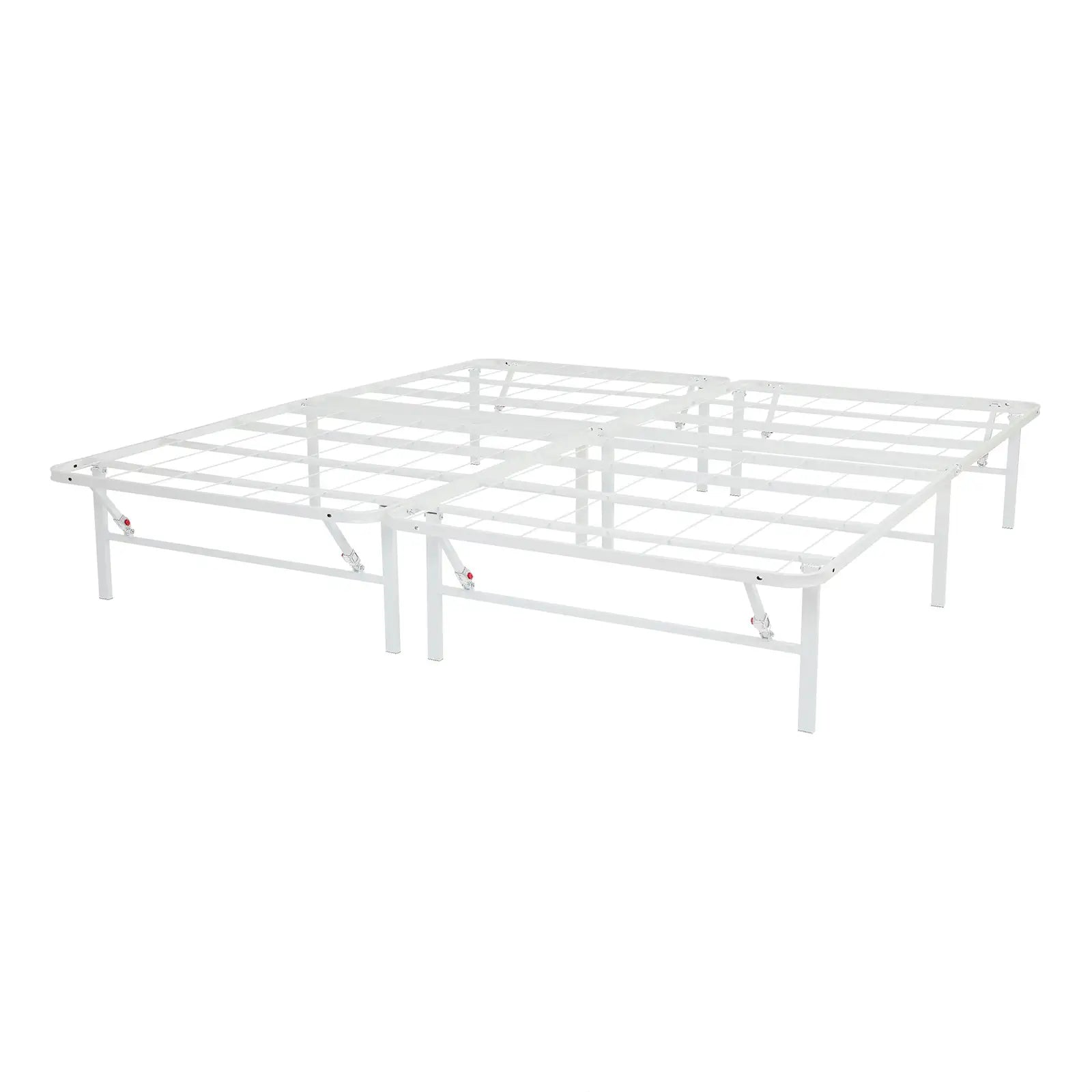 High Profile Foldable Steel Platform Bed Frame