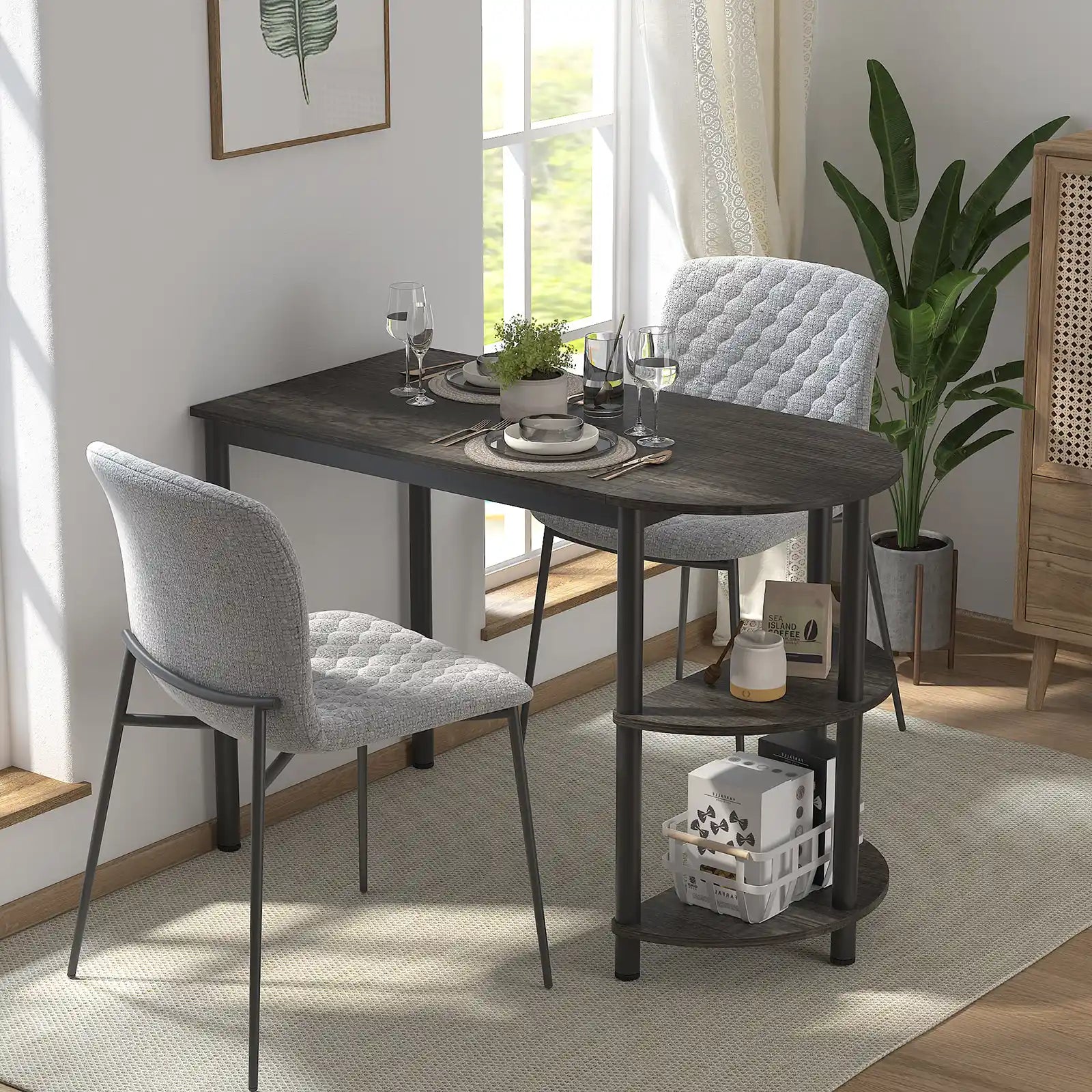 Dining Table for Small Space Kitchen Dining Room Table with Storage