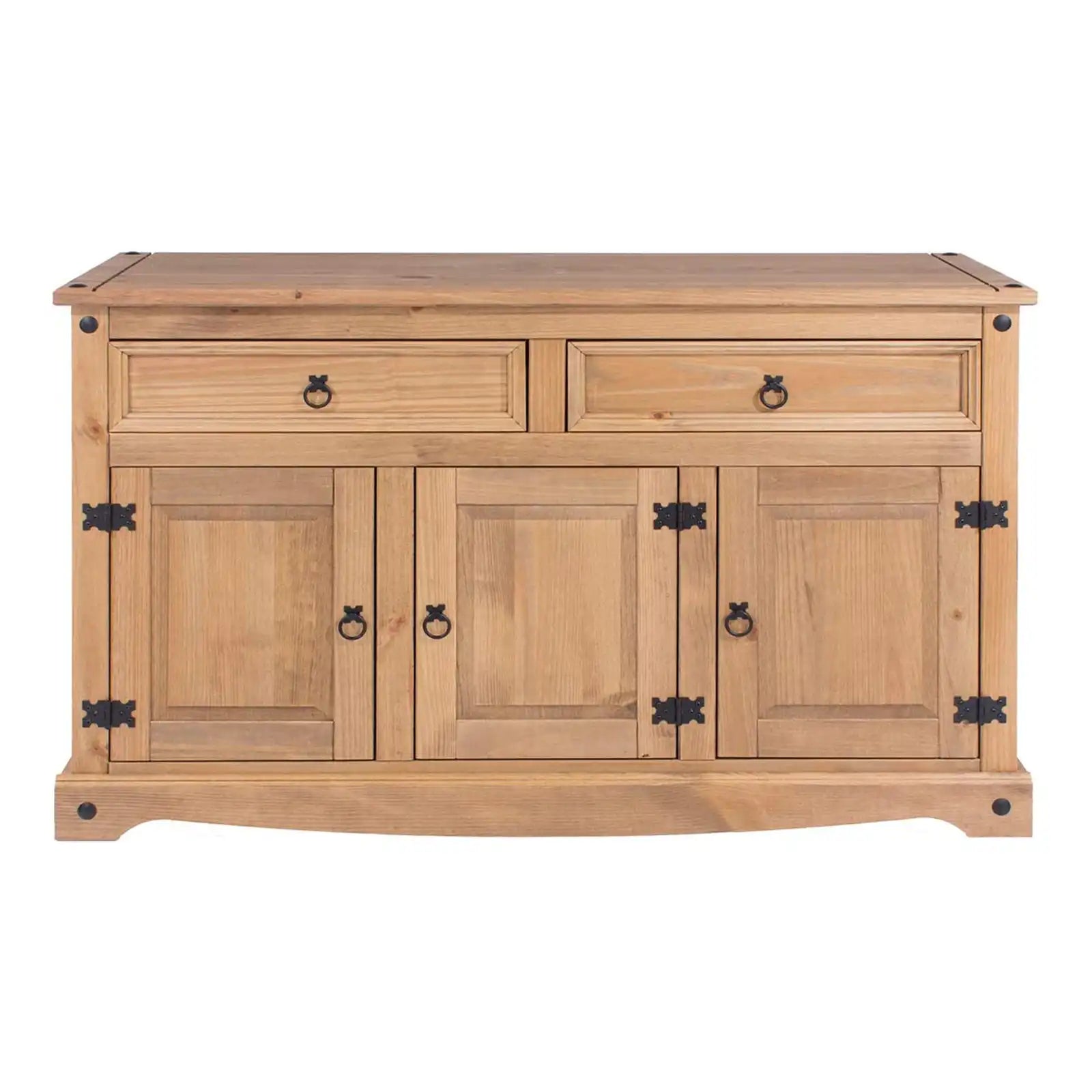 Solid Pine Wood Buffet Sideboard Cabinet