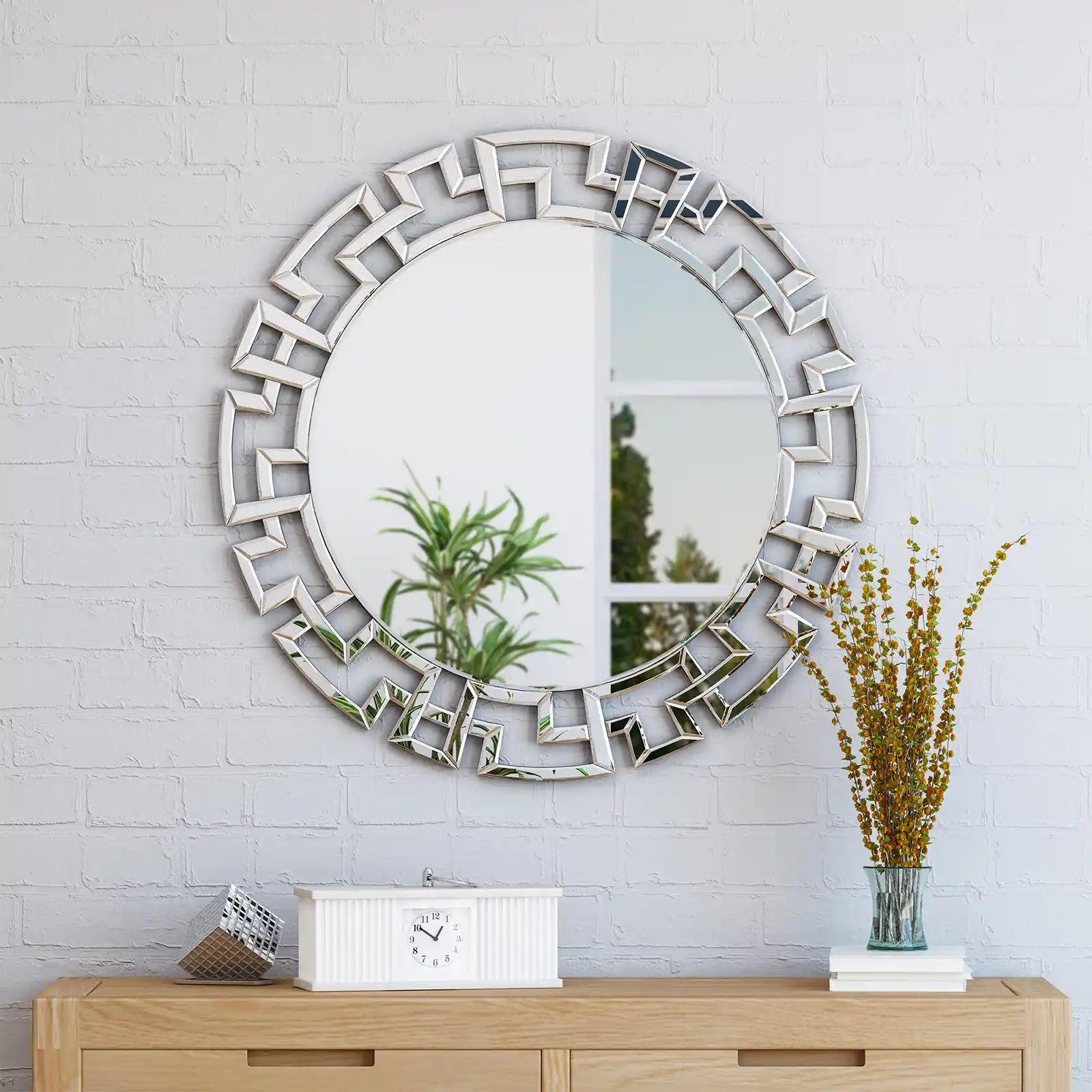 Espejo de pared circular
