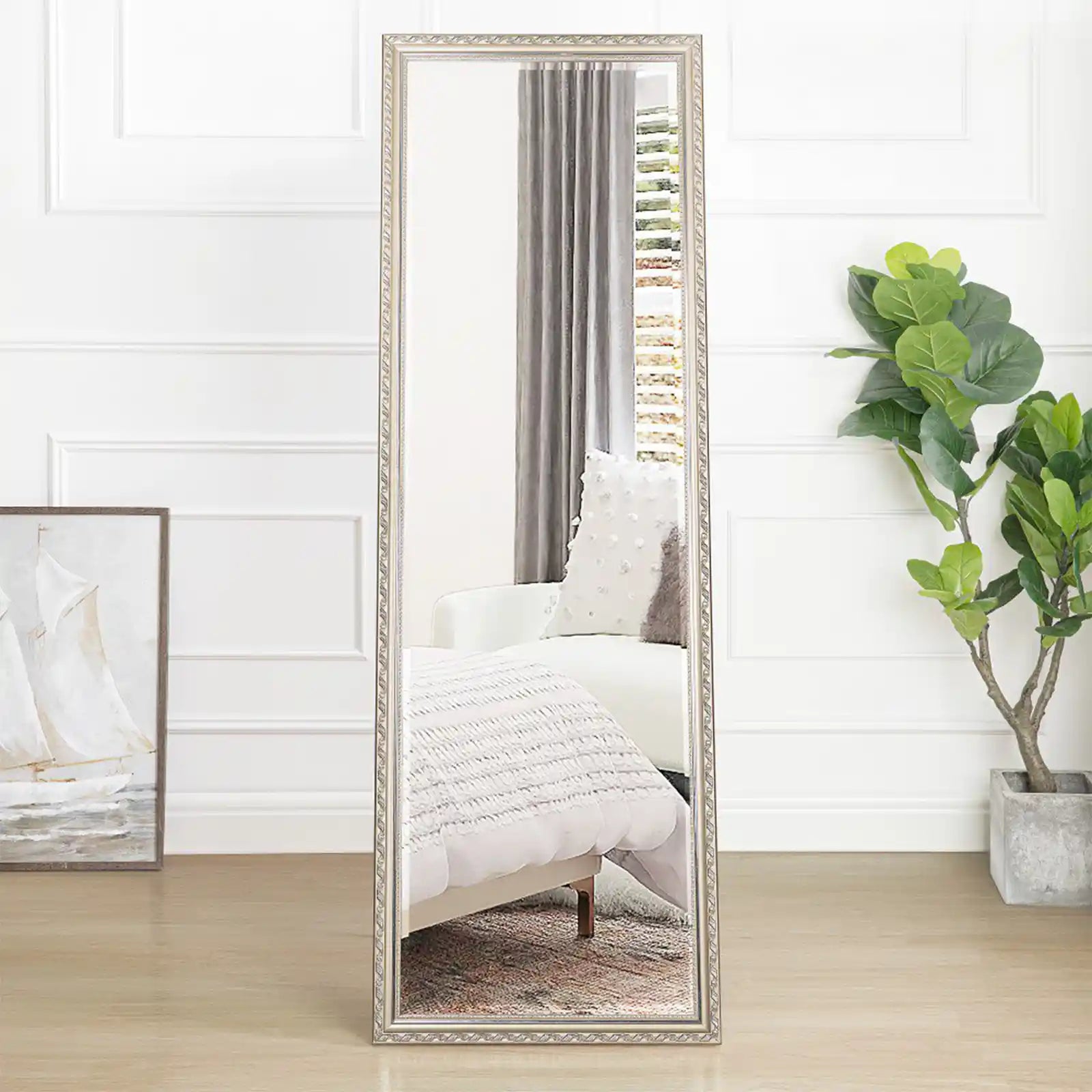Full Length Mirror, Large Freestanding Floor / Wall Mirror