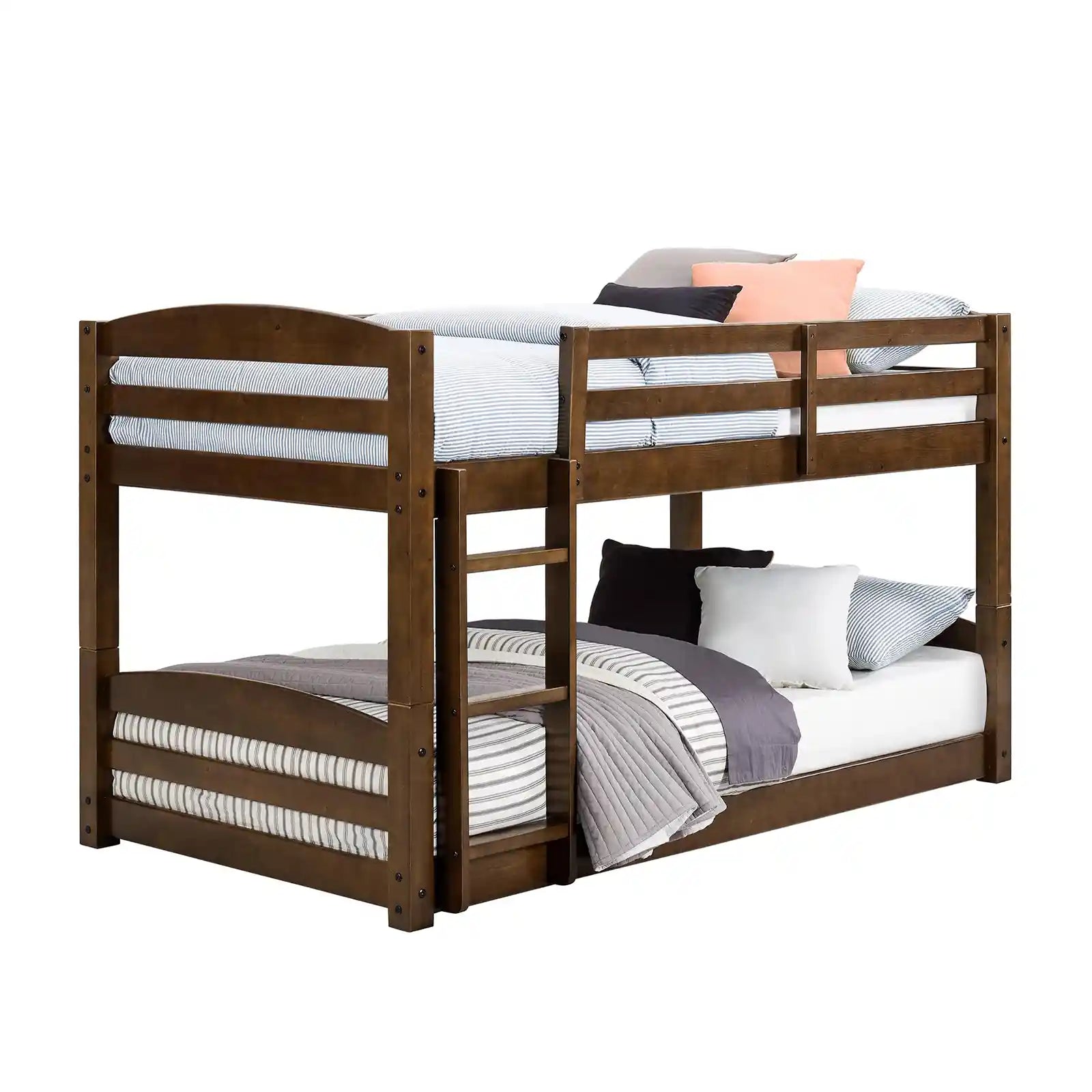 Twin-over-Twin Convertible Floor Bunk Bed