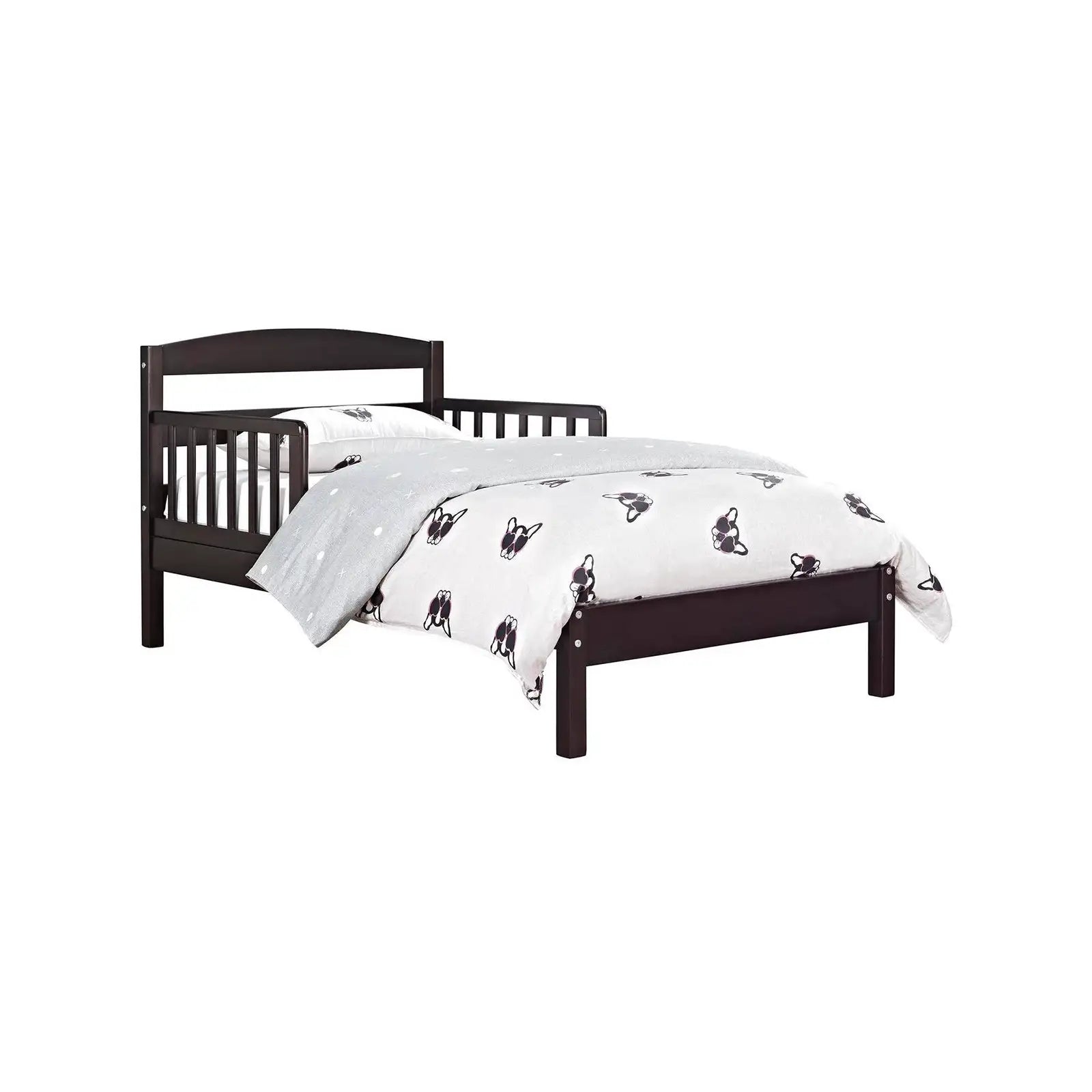 Transitional Wood Toddler Bed