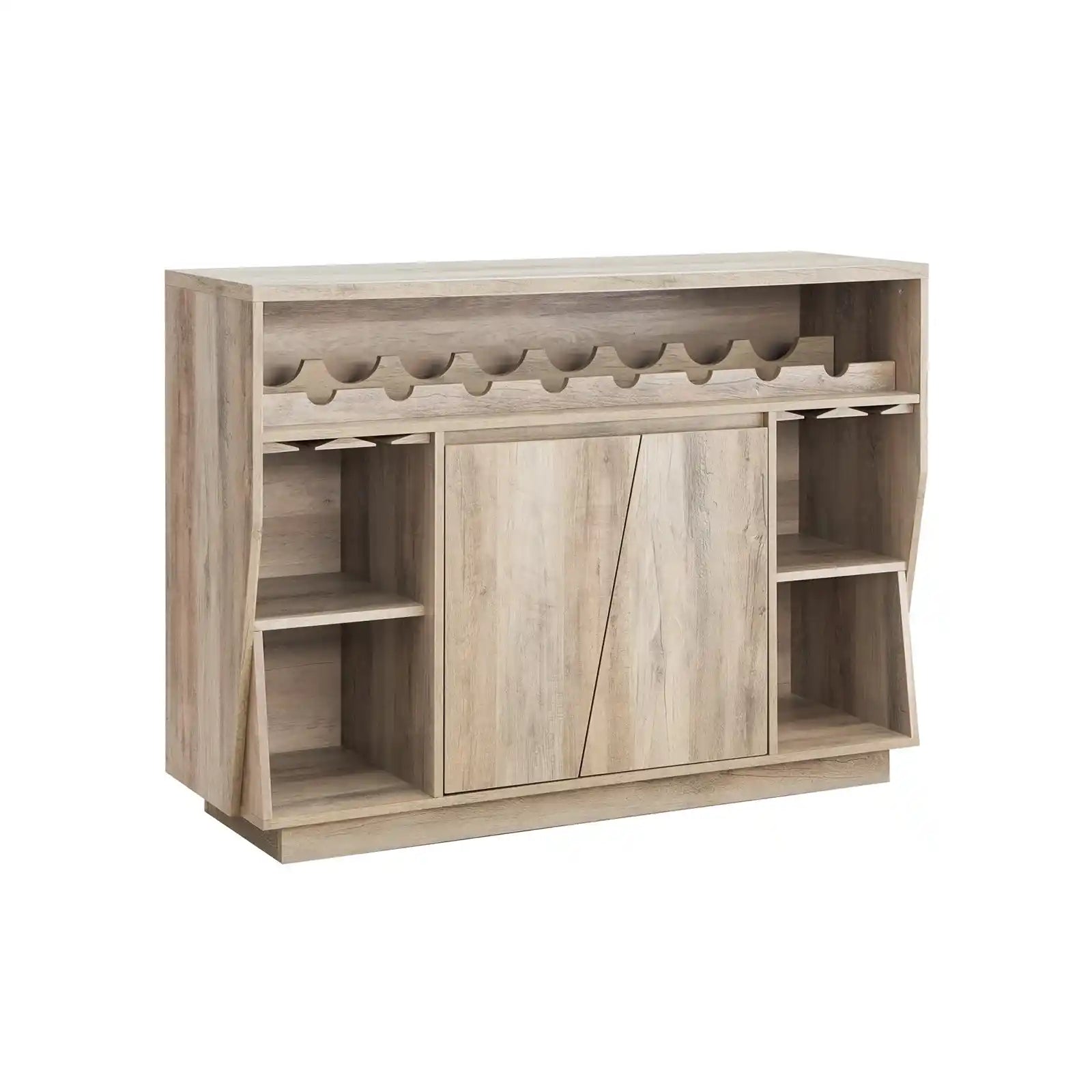 Modern Console Bar Cabinet and Wine Rack