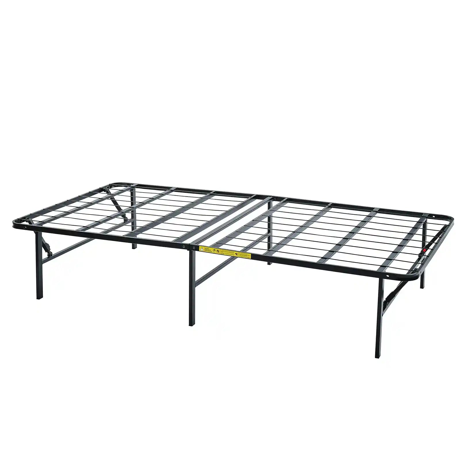 High Profile Foldable Steel Platform Bed Frame