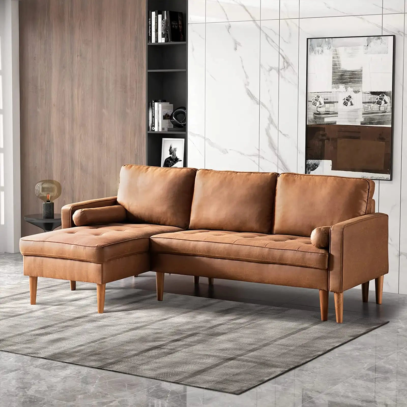 Convertible Sectional Sofa Couch L Shaped Sofa