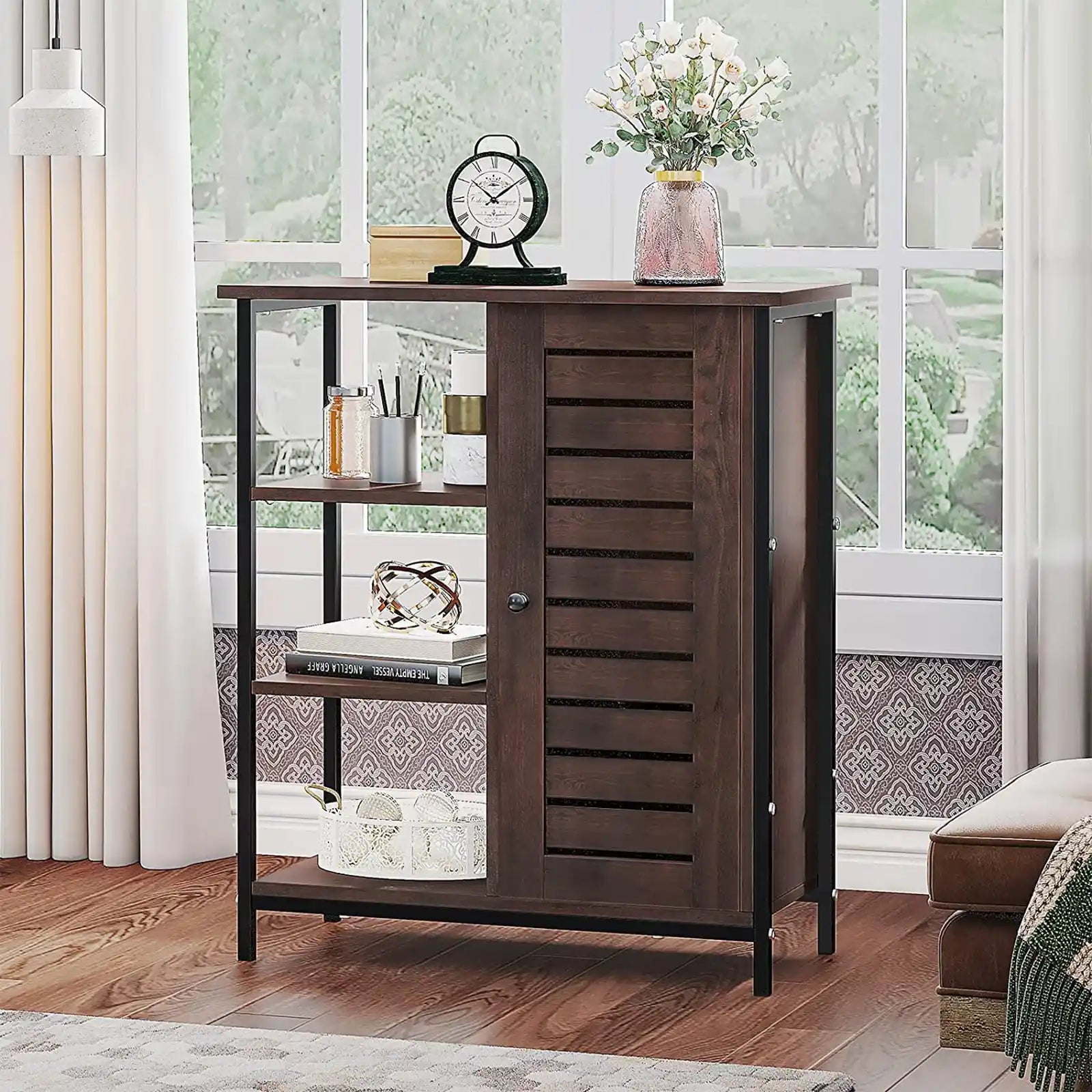 Wood Cabinet Wooden Display Bookcase