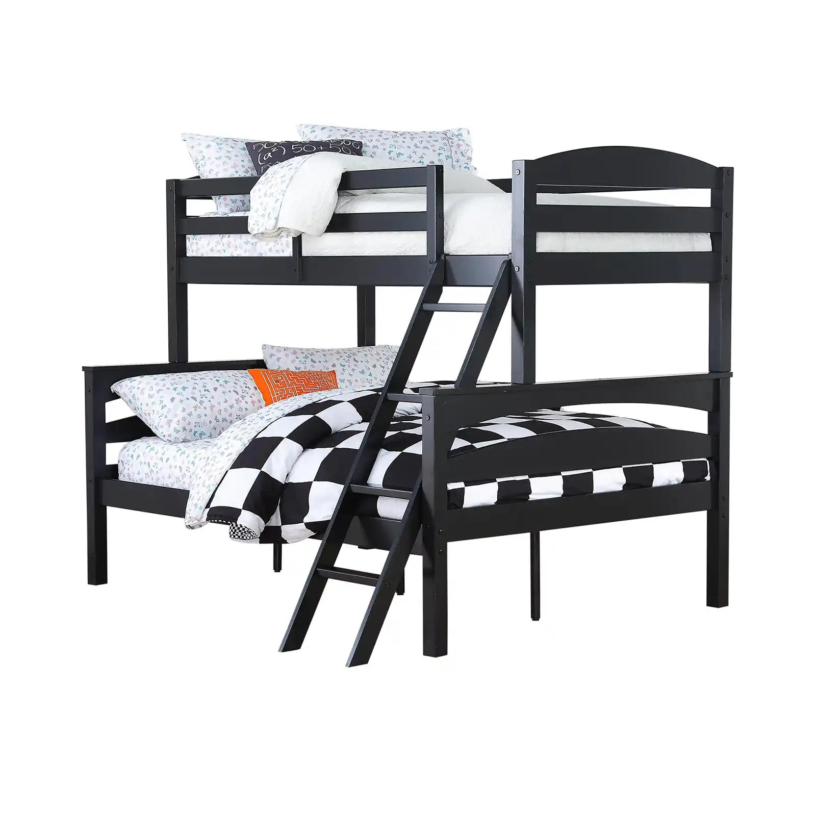 Wood Twin-Over-Full Bunk Bed