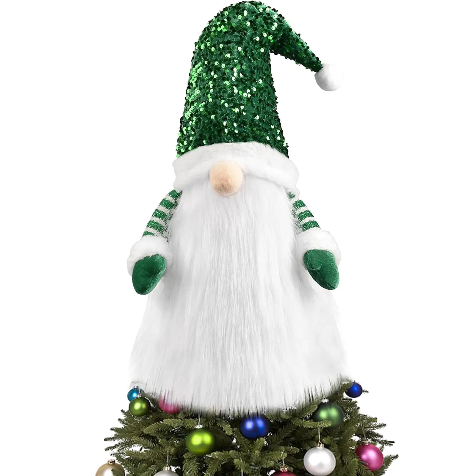 Christmas Tree Topper, Top Hat Tree Topper Hand Made Xmas Decorations