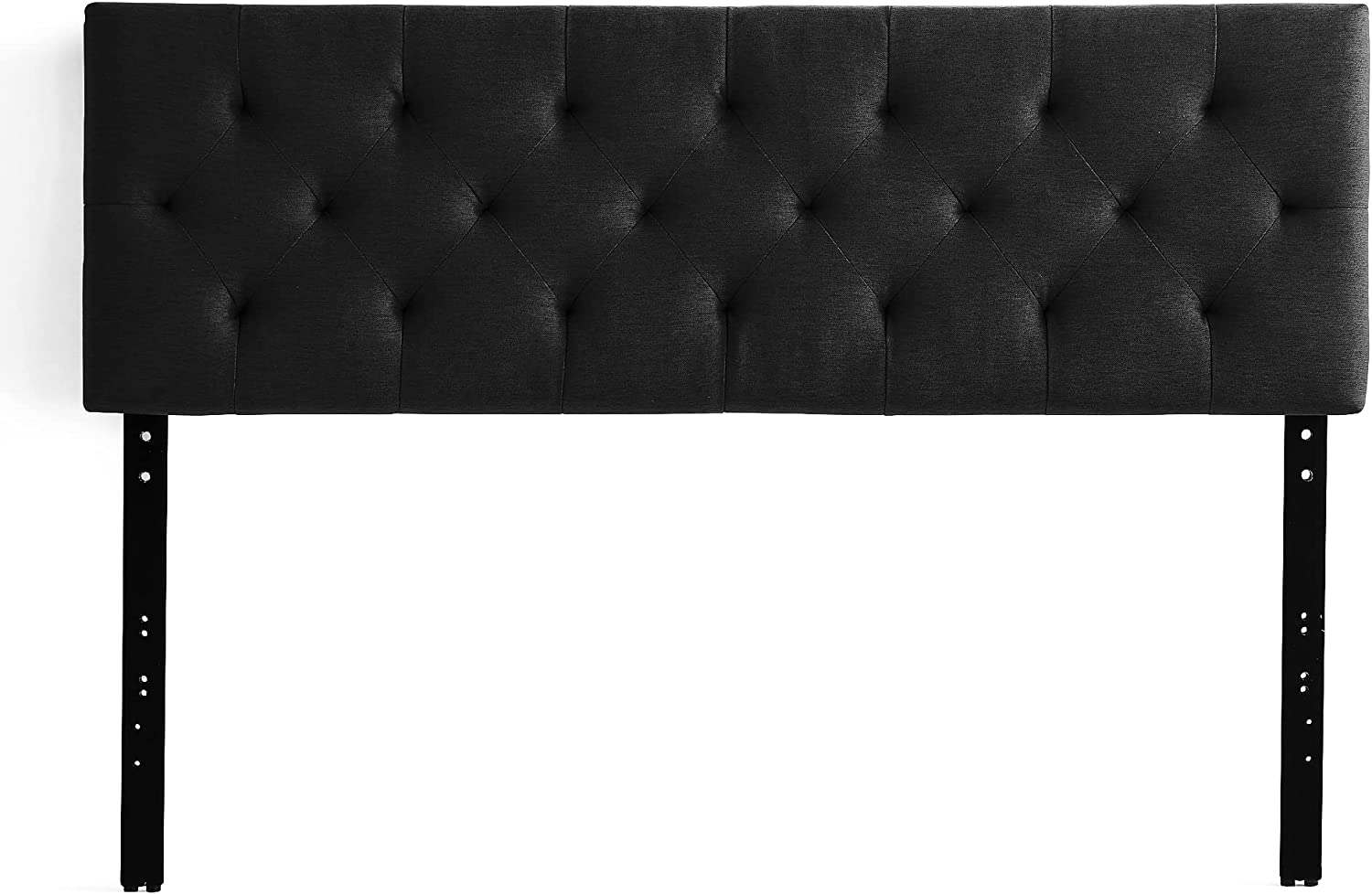 Mid-Rise Upholstered Headboard-Adjustable Height from 34” to 46” Twin - Queen - King