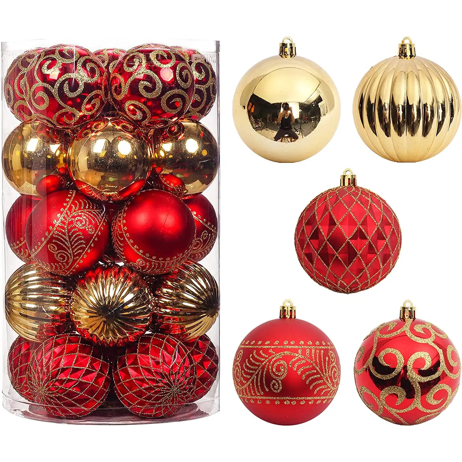 30pcs Christmas Tree Balls , Christmas Ornament Decorations
