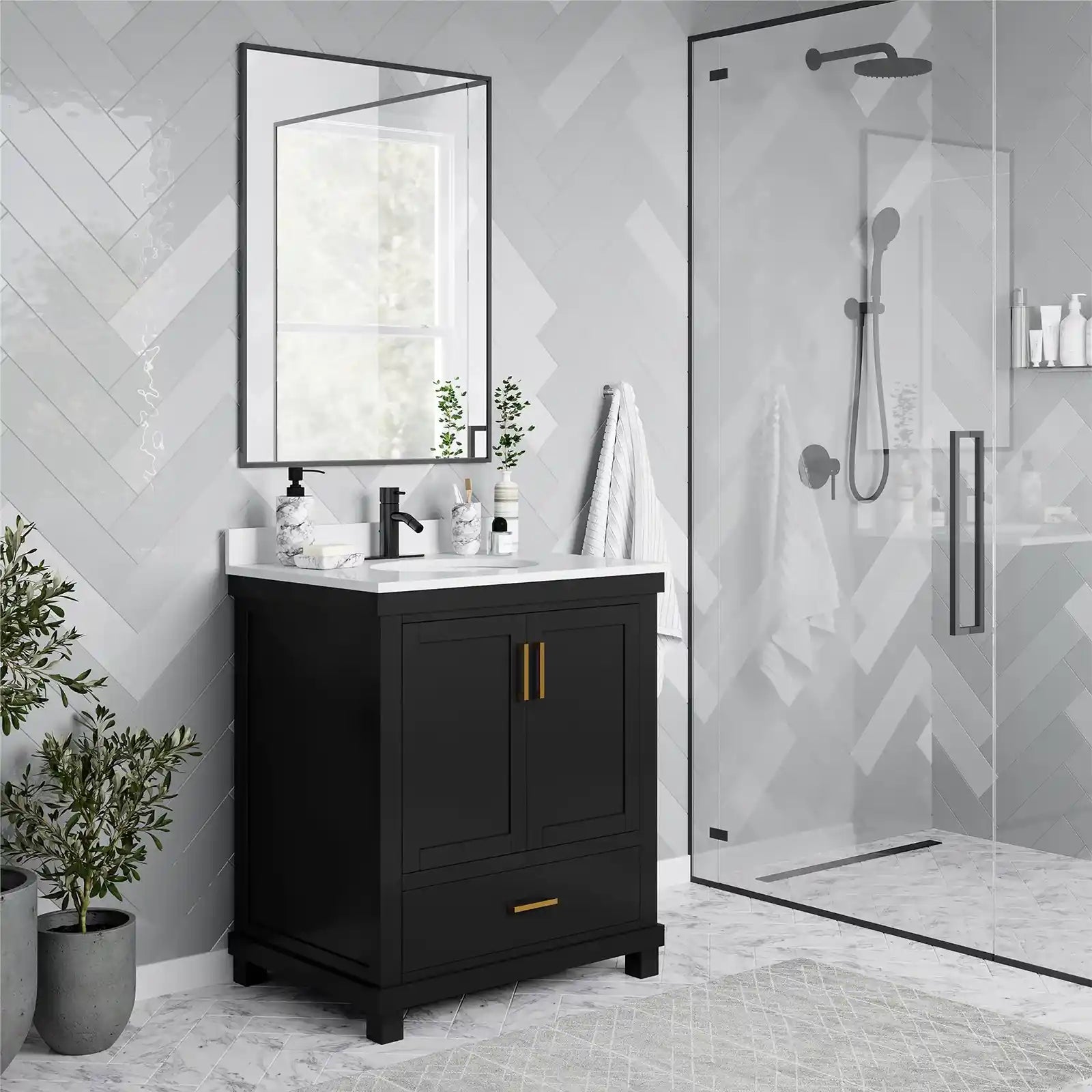 30 Inch Bathroom Vanity with Sink