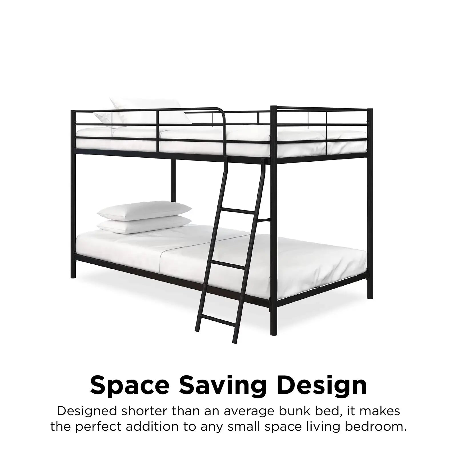 Small Space Twin over Twin Junior Bunk Bed