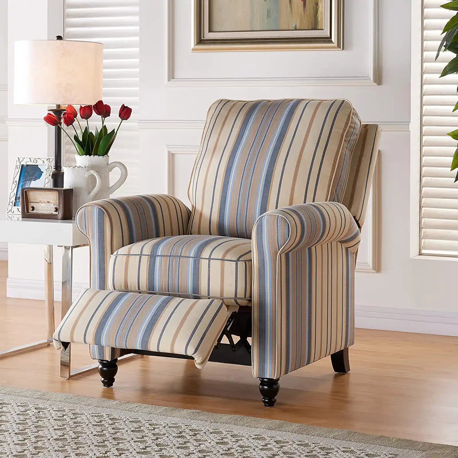 Chester - Fabric Hill-ush Back Recliner Chair